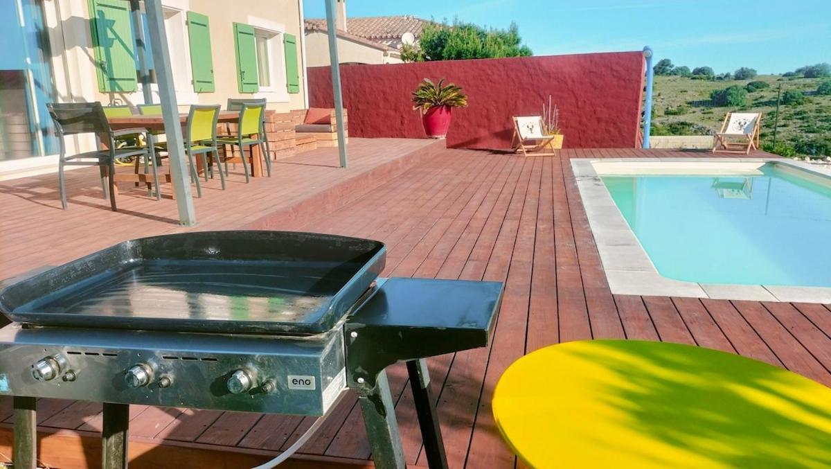 Maison Avec Vue Sur La Mer Et Avec Piscine A Fitou Zewnętrze zdjęcie