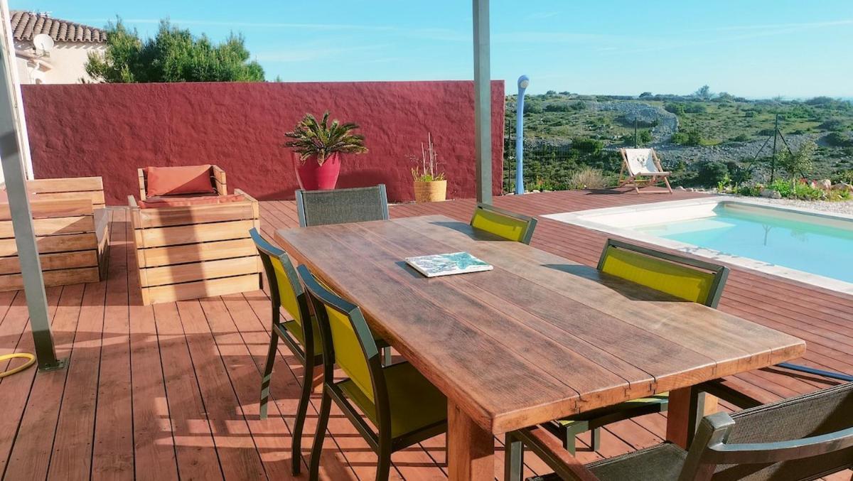 Maison Avec Vue Sur La Mer Et Avec Piscine A Fitou Zewnętrze zdjęcie