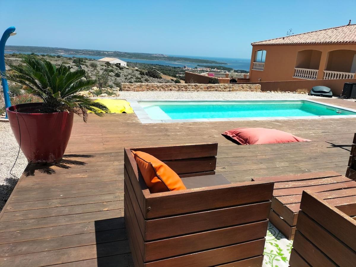 Maison Avec Vue Sur La Mer Et Avec Piscine A Fitou Zewnętrze zdjęcie